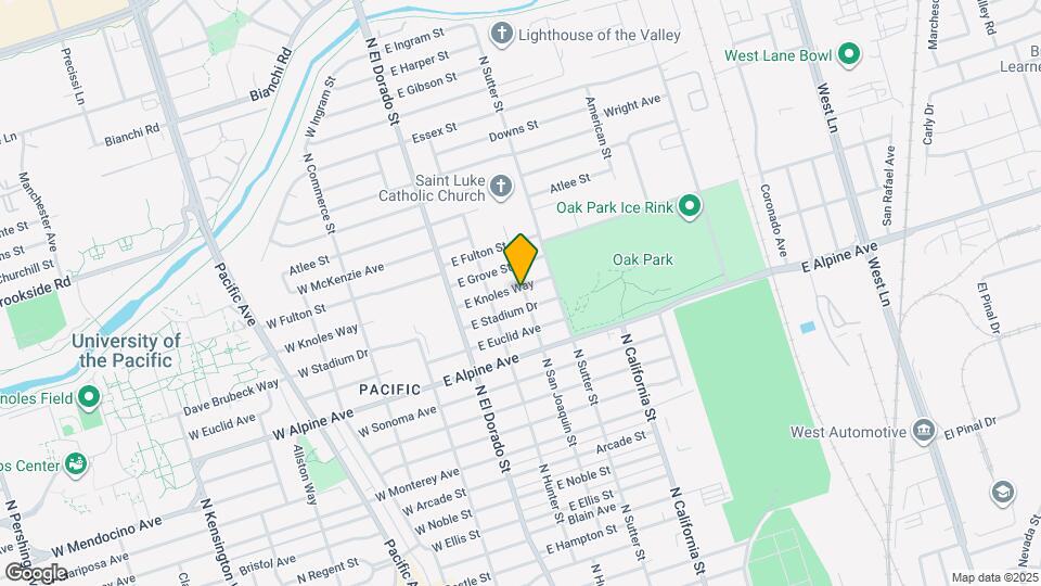 3535 N San Joaquin St Map and Location Details