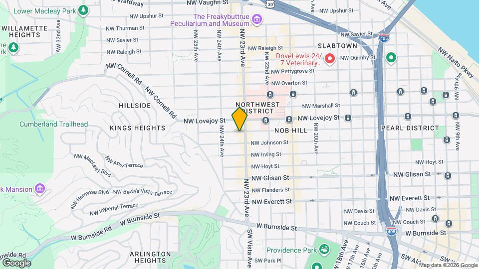 2322 NW Kearney St Map and Location Details