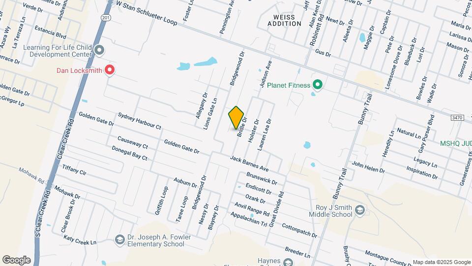 5401 Bridle Dr Map and Location Details