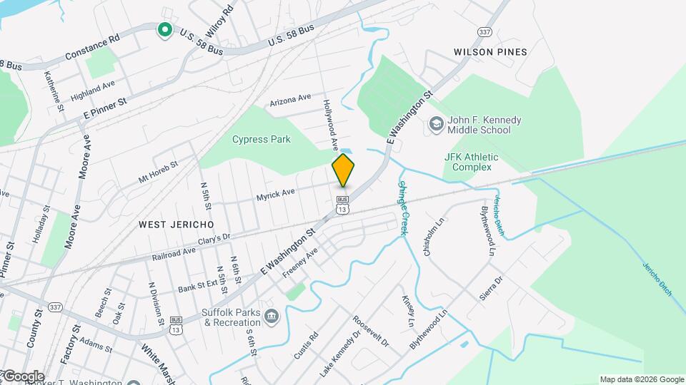 303 Hollywood Ave Map and Location Details