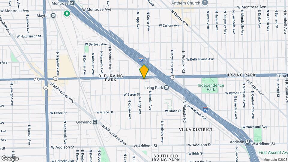 4217 W Irving Park Rd, Unit 2C Mapa y Detalles de la Ubicación