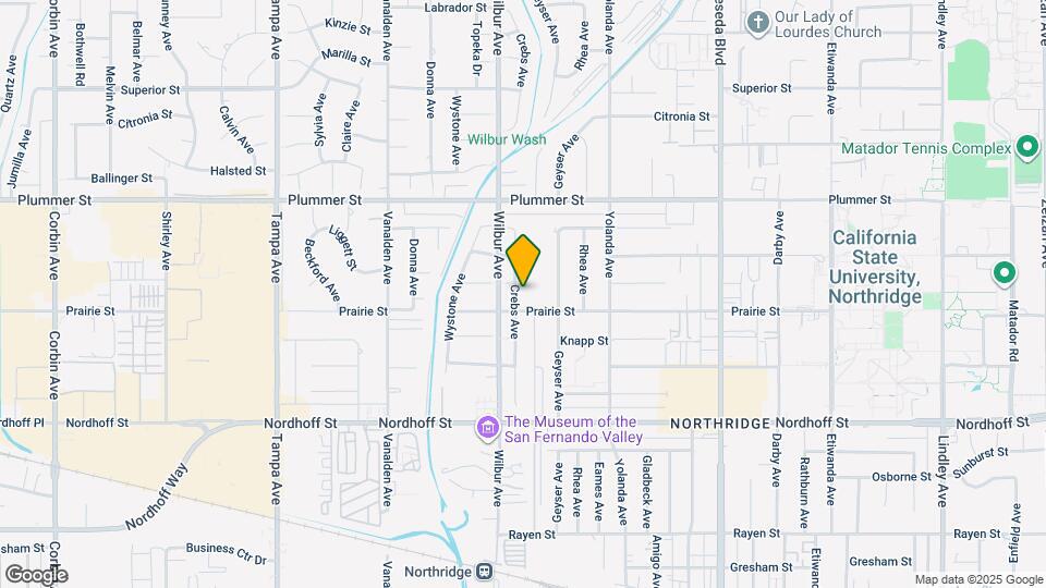 9310 Crebs Ave Map and Location Details