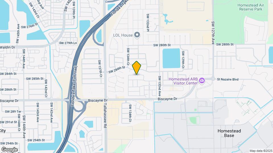 13378 SW 284th Terrace, Unit 2722 Map and Location Details