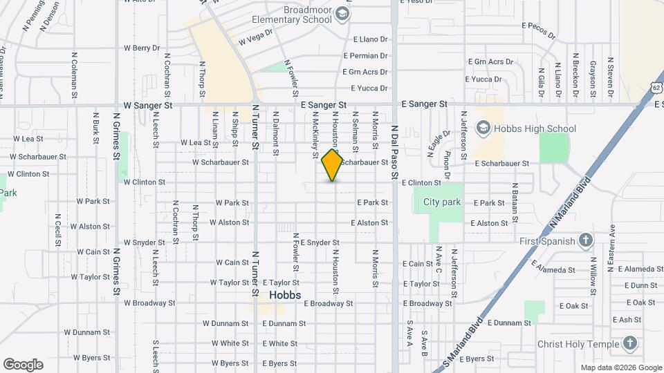 423 E Clinton St Map and Location Details