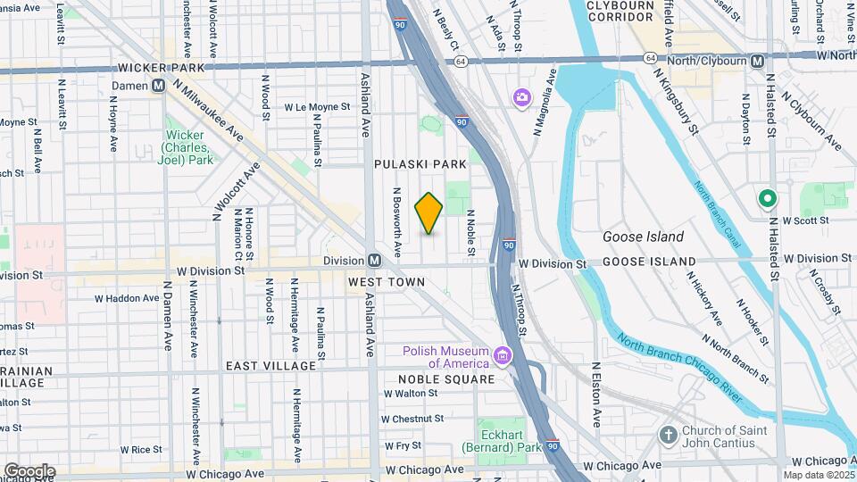 1231 N Greenview Ave Map and Location Details