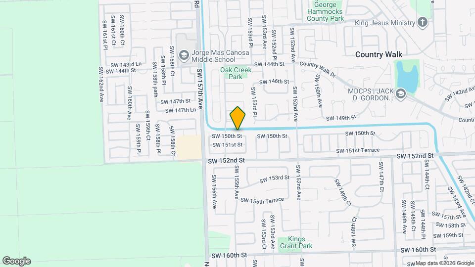 15457 SW 150th St Map and Location Details
