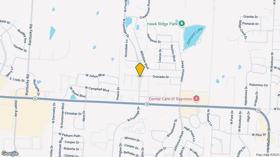 522 N Foxridge Dr Map and Location Details