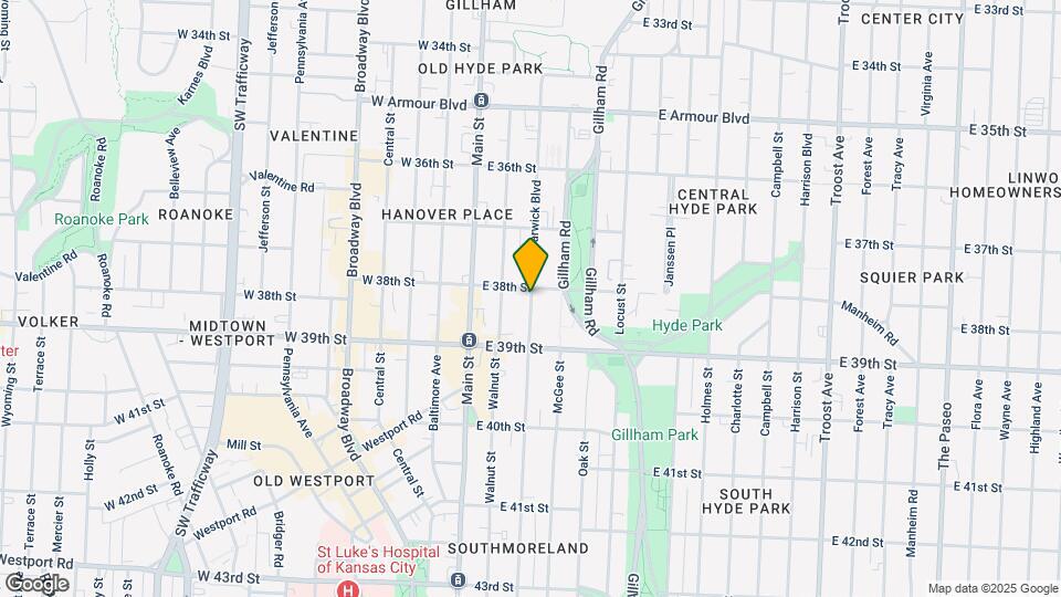 3802 Warwick Blvd Map and Location Details