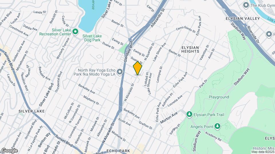 1800 N Alvarado St Map and Location Details