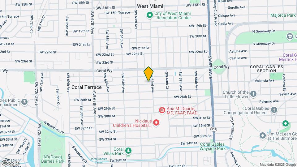 6225 SW 26th St Map and Location Details