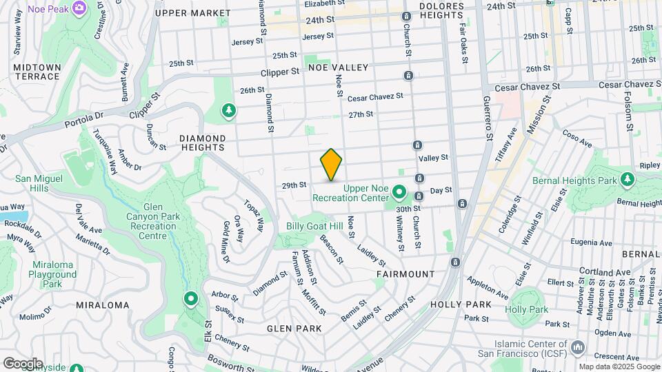 547 29th St Map and Location Details