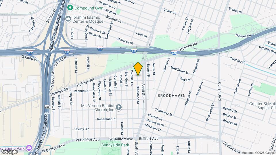 7823 Gladstone St, Unit B5 Map and Location Details