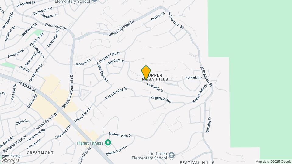 5817 Lawndale Dr Map and Location Details