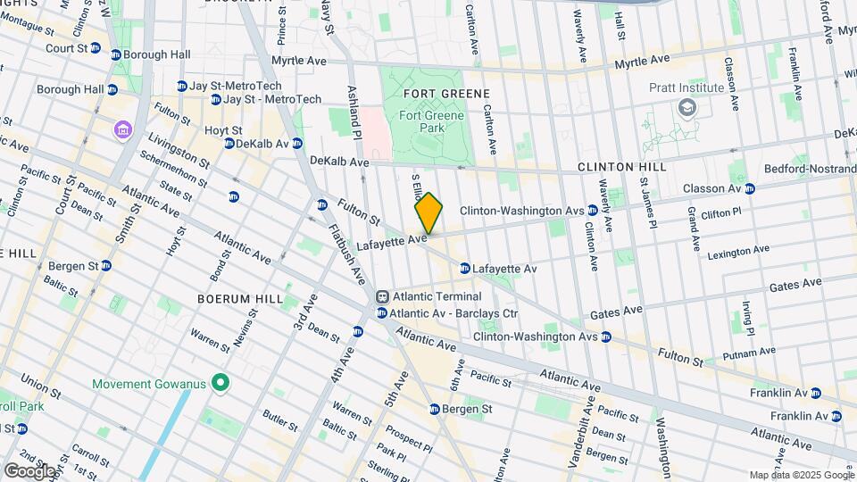 64 Lafayette Ave Map and Location Details