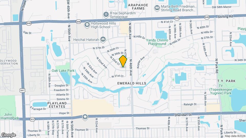 4721 Sarazen Dr Map and Location Details