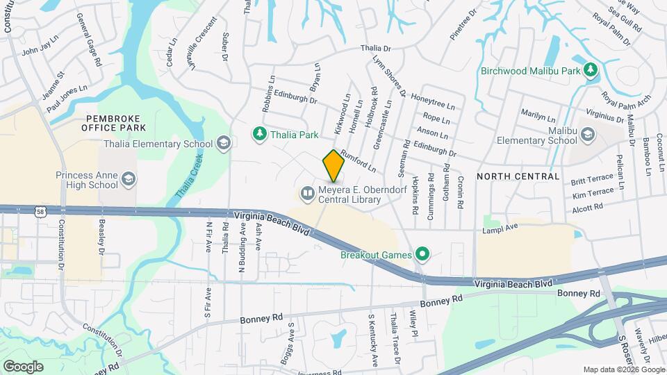 3947 Wyckoff Dr Map and Location Details
