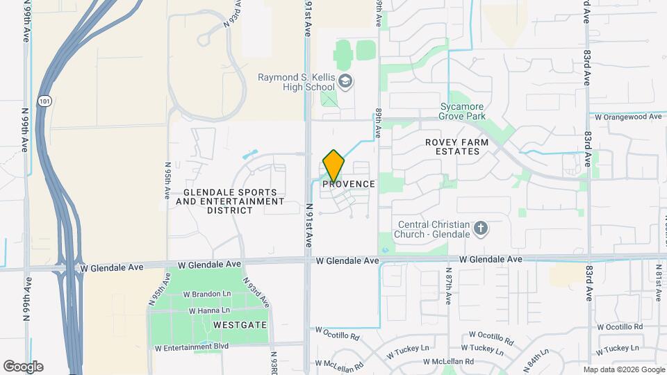 9020 W Nicolet Ave Map and Location Details