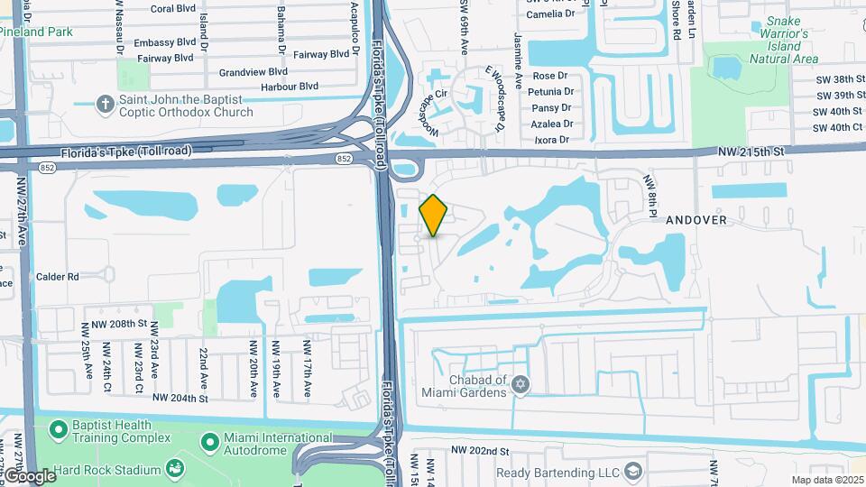21007 NW 14th Pl Map and Location Details