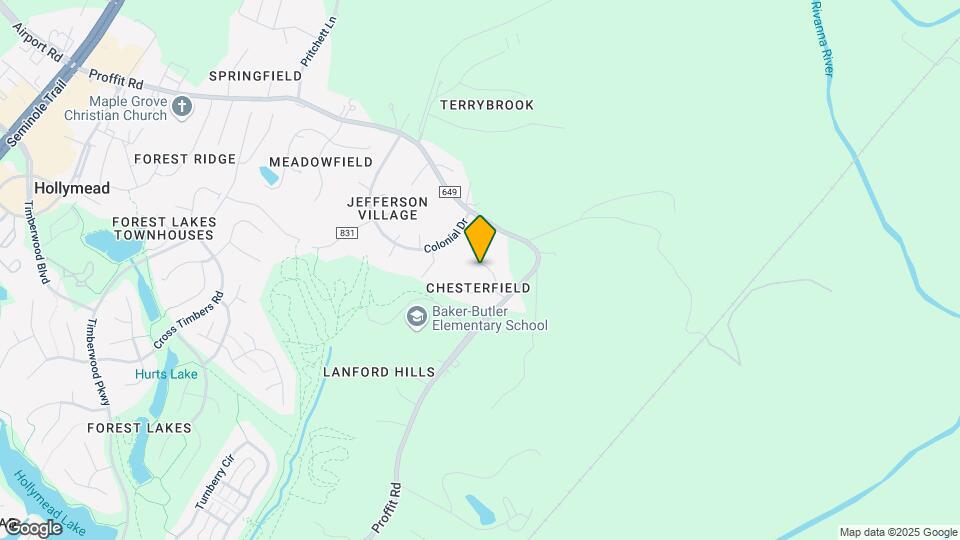 2371 N Chesterfield Ct Map and Location Details