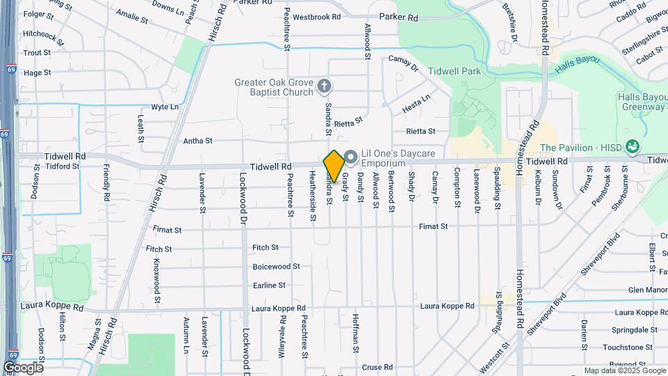 9406 Sandra St Map and Location Details