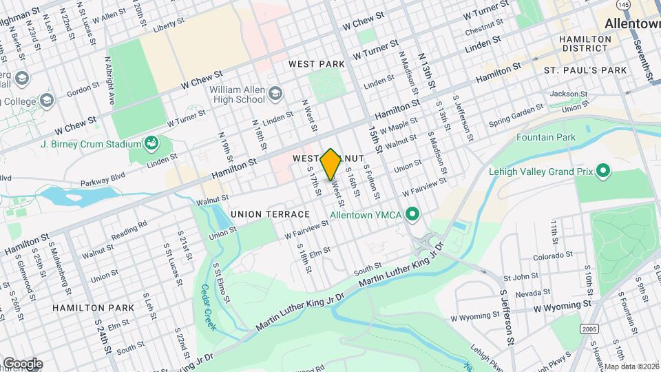 128 S West St Map and Location Details