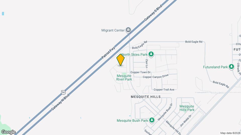 6921 Brown Mesquite Ln Map and Location Details