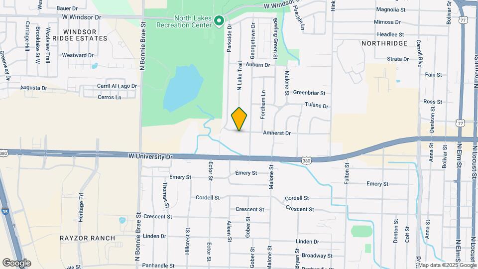 1513 Amherst Dr Map and Location Details