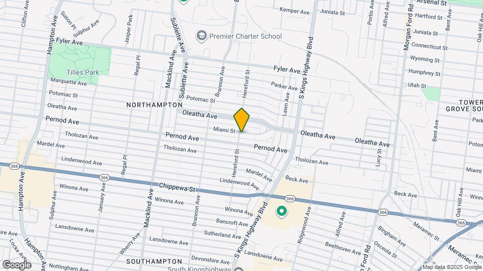 3538 Hereford St Mapa y Detalles de la Ubicación