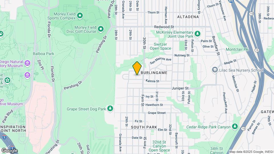 2952 Kalmia St Map and Location Details