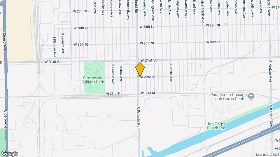 3203 S Pulaski Rd Map and Location Details