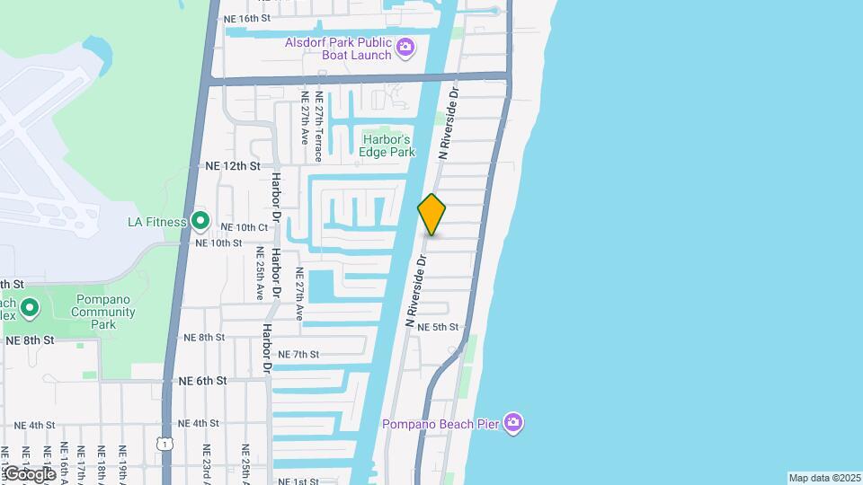 3202 NE 7th Pl Map and Location Details