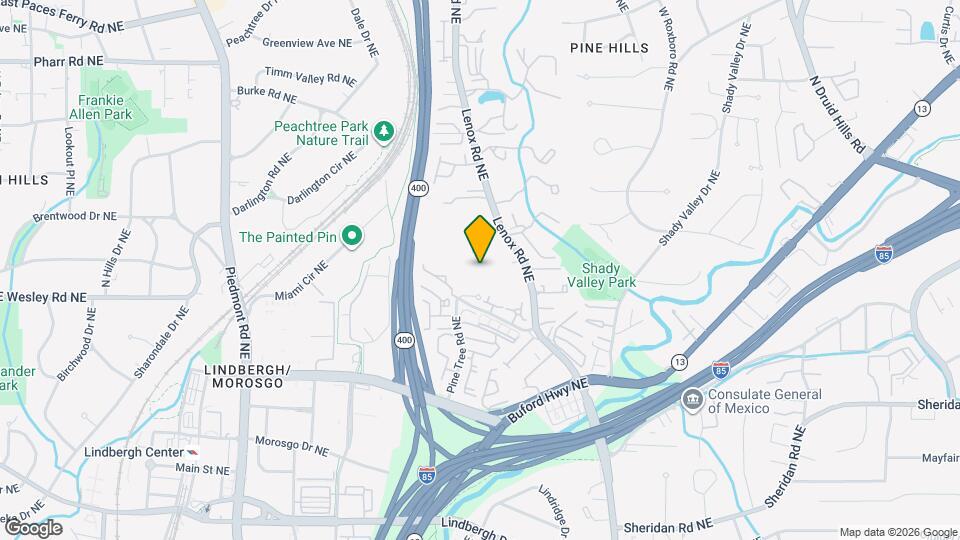 2301 Pine Heights Dr NE, Unit Lenox Heights Map and Location Details