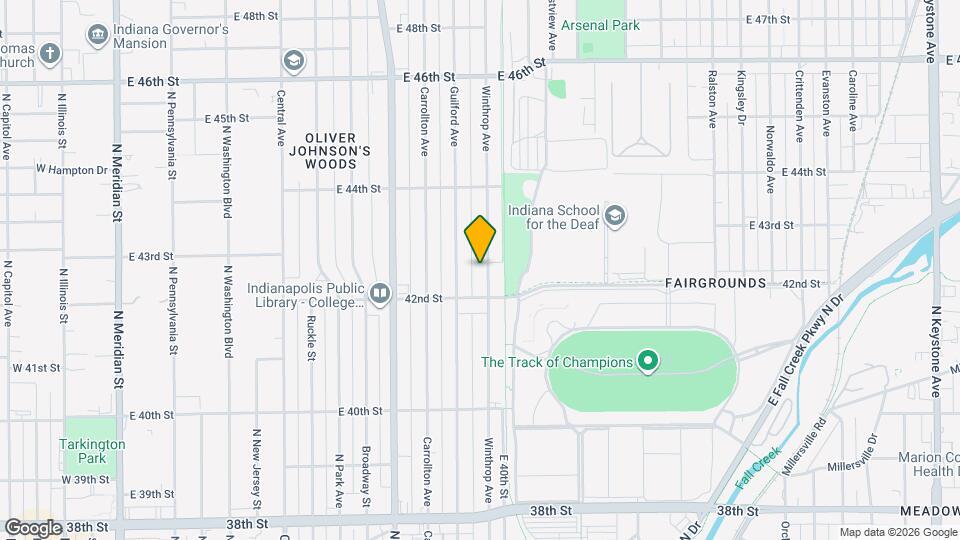 4230 Winthrop Ave Mapa y Detalles de la Ubicación