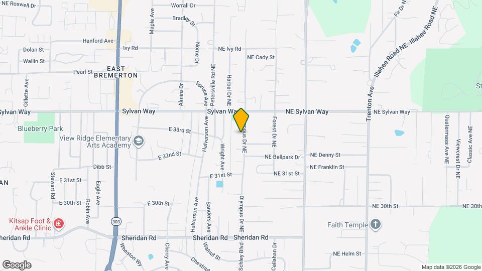 3315 Olympus Dr NE Map and Location Details