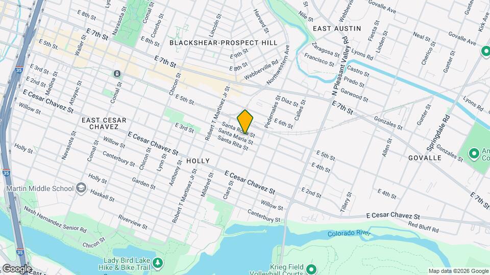 2324 Santa Maria St Map and Location Details