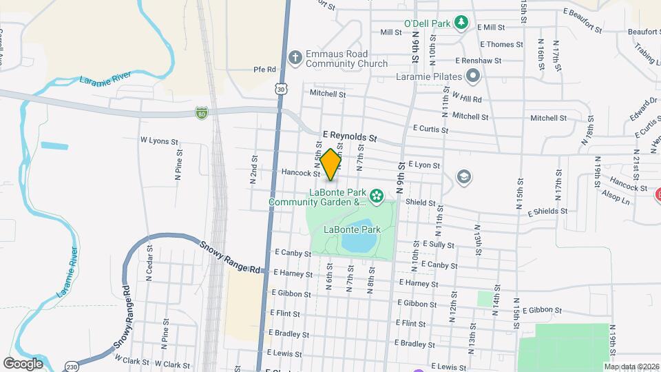 1260 N 6th St Map and Location Details