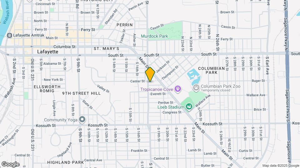 1707 Shortridge Dr Map and Location Details