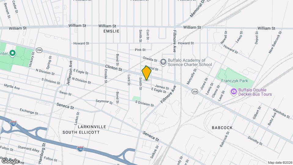 156 James St Map and Location Details