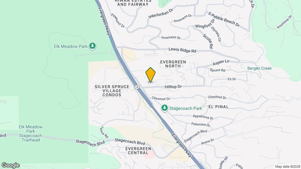 3040 Alpine Hideaway Trail Map and Location Details