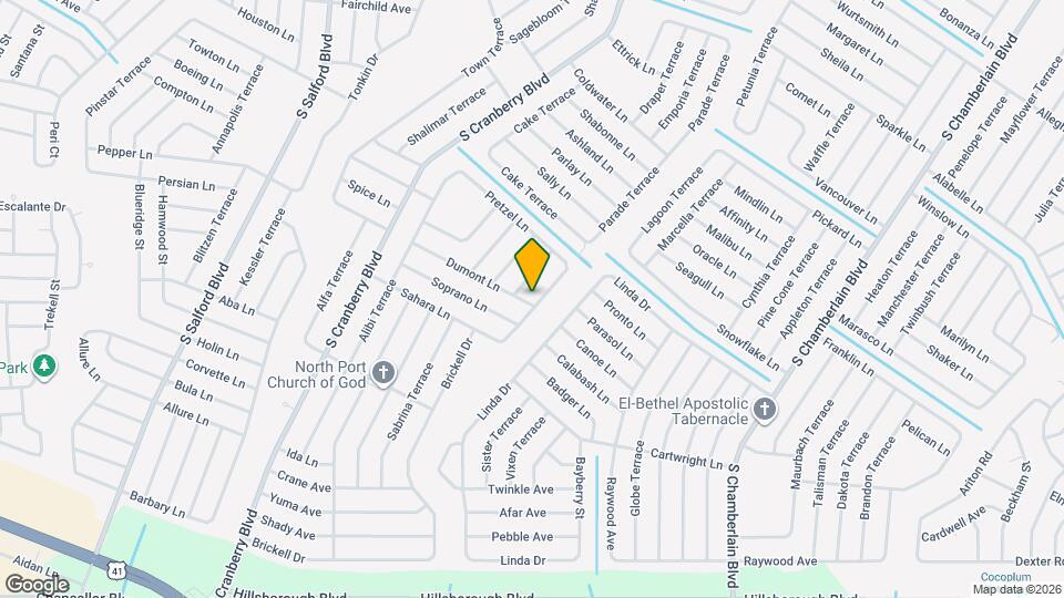 2420 Dumont Ln Map and Location Details