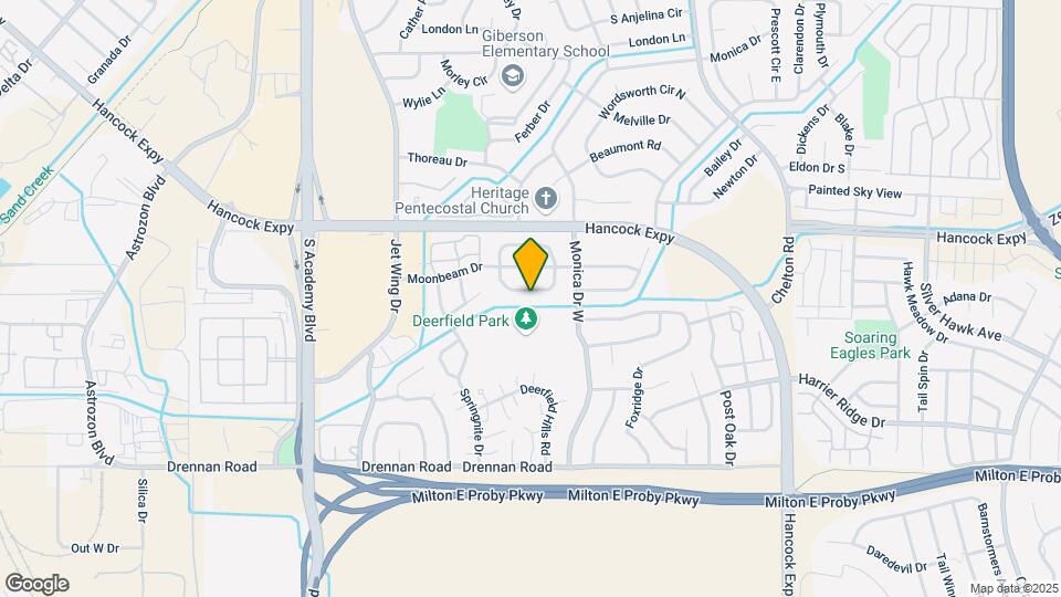 3122 Moonbeam Cir S Map and Location Details