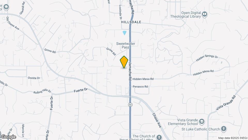 1404 Jamacha Rd Map and Location Details