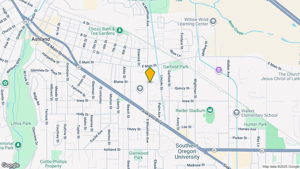 128 S Mountain Ave Map and Location Details