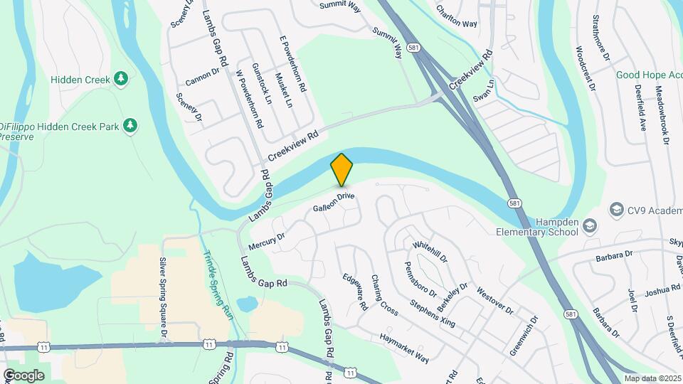 6101 Galleon Drive Map and Location Details