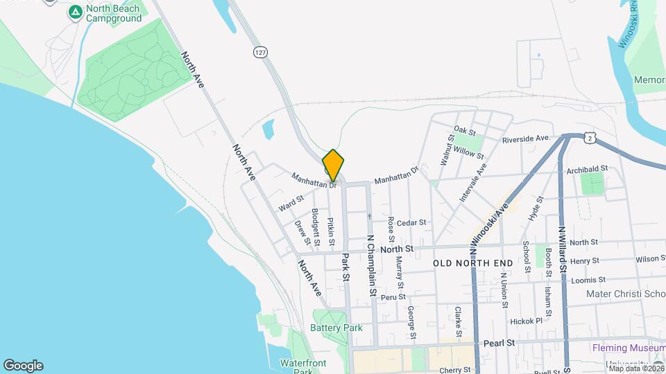 141 Manhattan Dr, Unit 2 bedroom 2nd floor apartment Map and Location Details