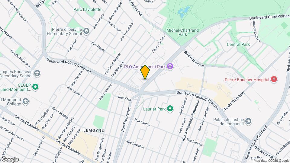 845 Curé-Poirier Boul E Map and Location Details