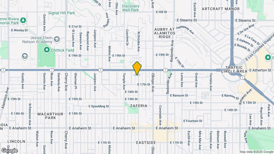 1751 Orizaba Ave Map and Location Details