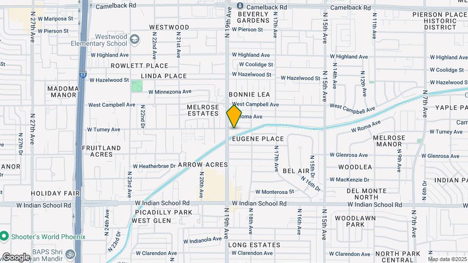 Venture on 19th Mapa y Detalles de la Ubicación