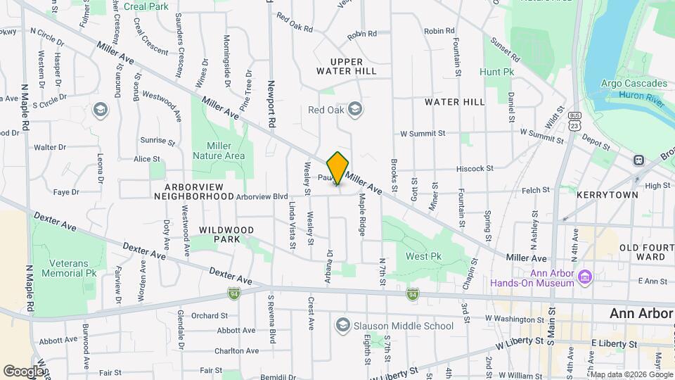 1102 Arborview Blvd Map and Location Details