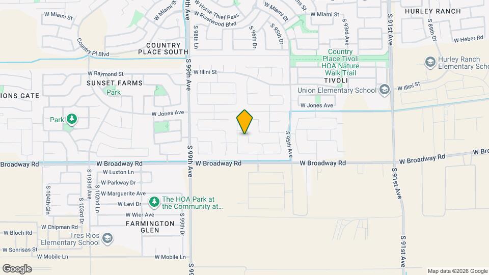 4206 S 96th Ln Map and Location Details